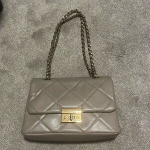 Aldo 2-Way Quilted Patten Purse
